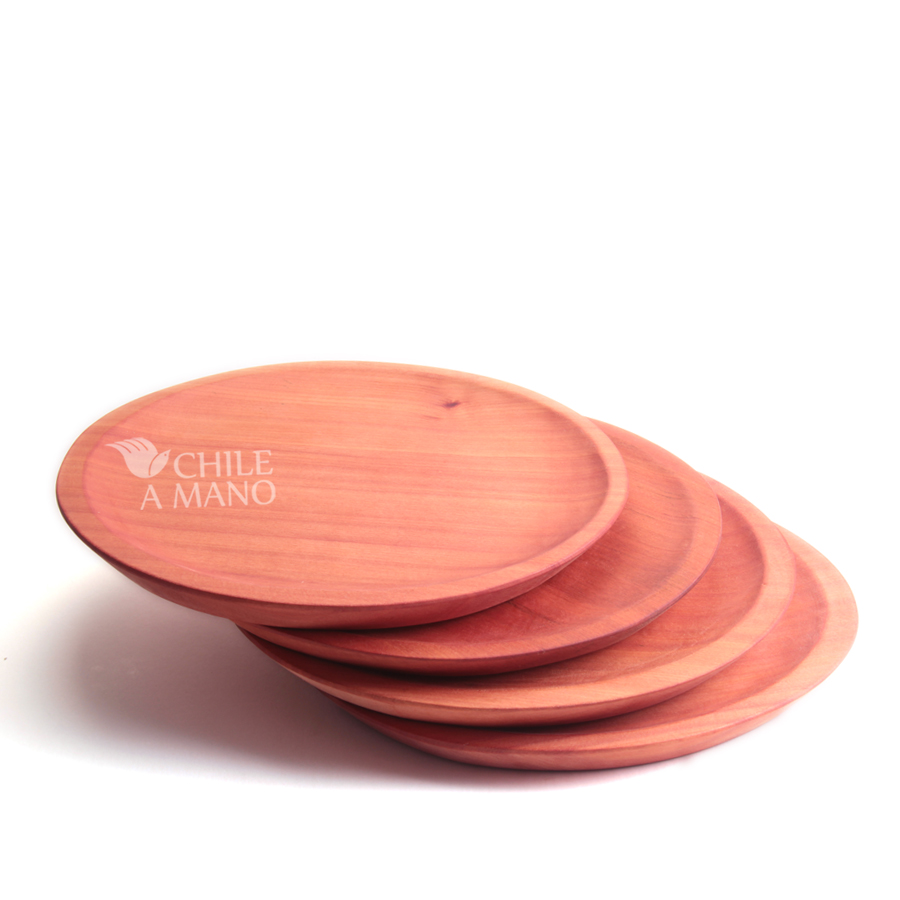 Set de Platos de Madera de Raulí