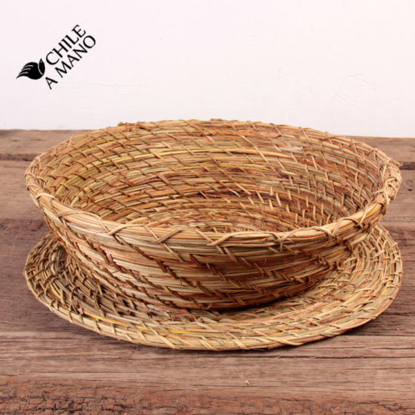 Canasta + Base para ollas en fibra vegetal