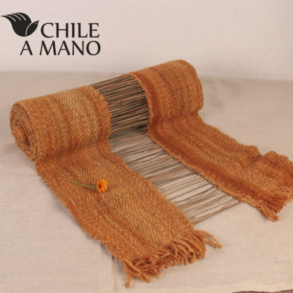 Camino de mesa a telar, tinte cebolla
