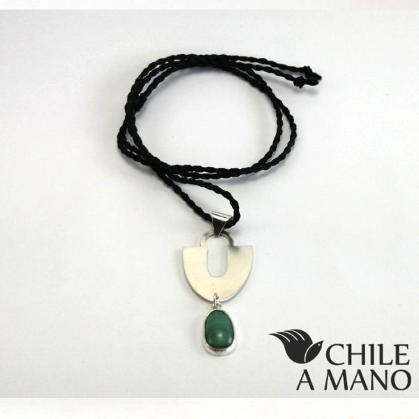Colgante en combarbalita y plata