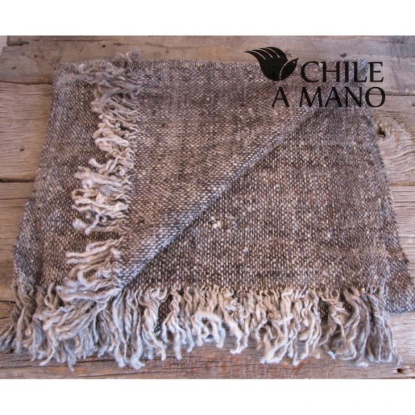 Piecera 100% Lana virgen de oveja, gris natural
