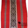 Telar Mapuche rojo con Iconografía