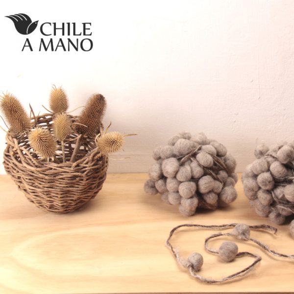 Hilado lana bellota 100% Oveja - Gris natural