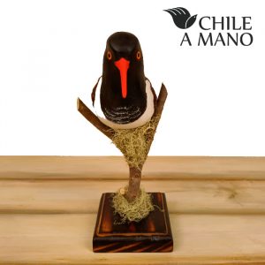 Alternative view of Aves chilenas en pedestal – Pilpilén