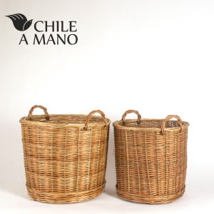 Alternative view of Canastos rectos de mimbre