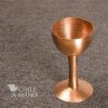 Copa de cobre martillado para licor - pequeña