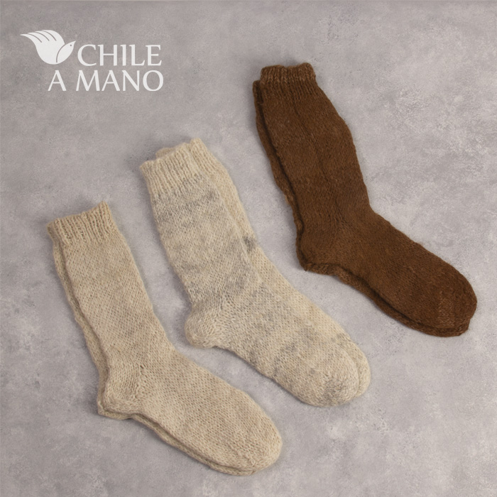 Calcetines en lana de alpaca