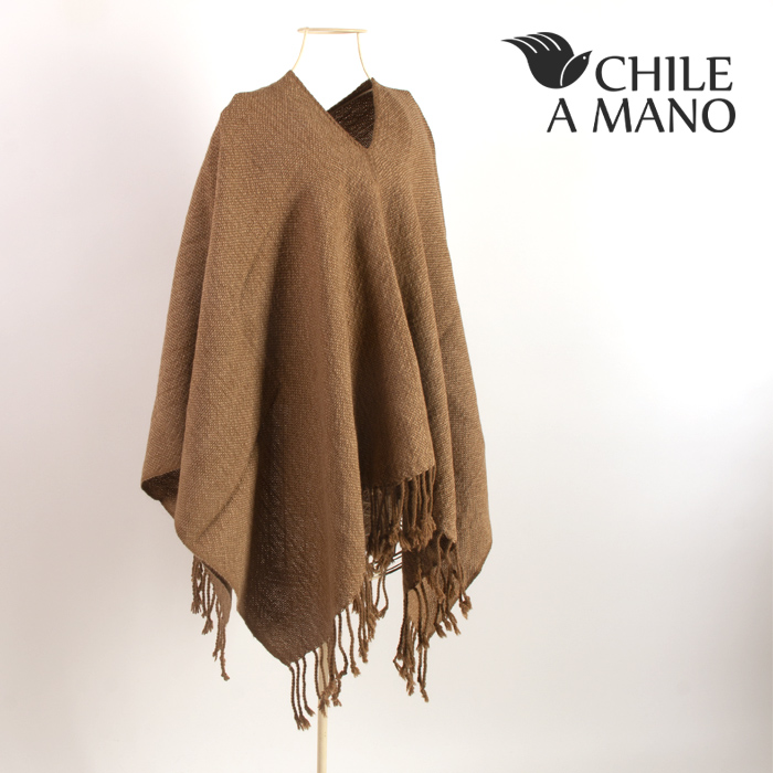 Mere sød ulæselig Poncho de niño en lana de alpaca, colores naturales – Chile a Mano
