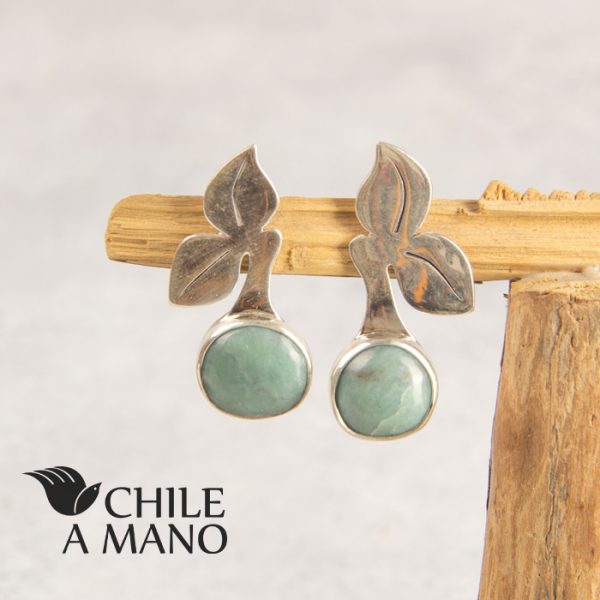 Aros germinados en combarbalita y plata