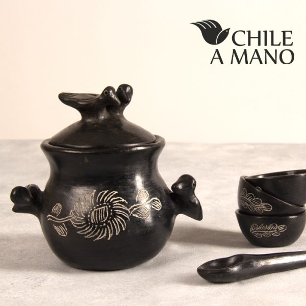 Azucarero de Quinchamalí con palomitas