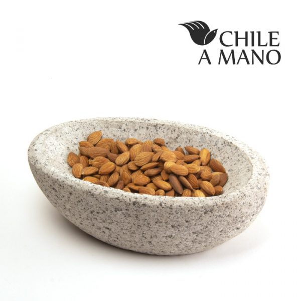 Cuenco ovalado de piedra