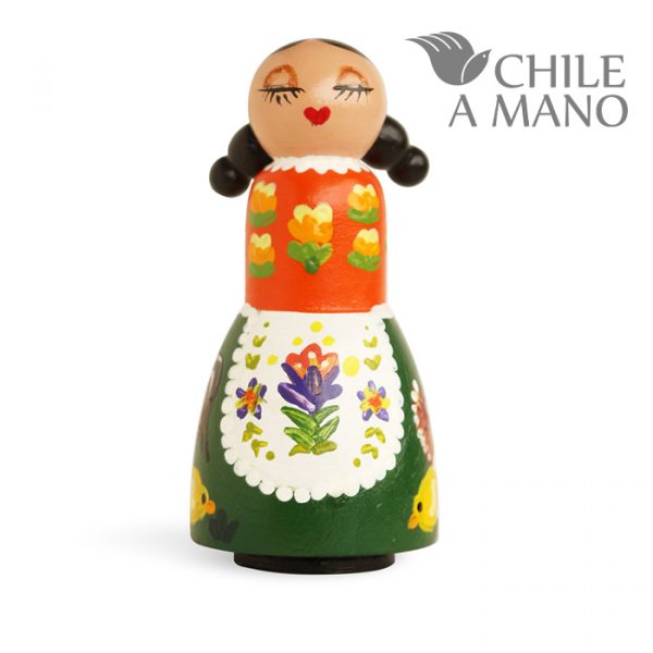 Chinas en madera policromada