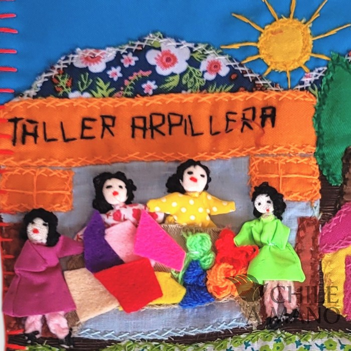 Arpillera "Taller de Arpilleras" - Imagen 3
