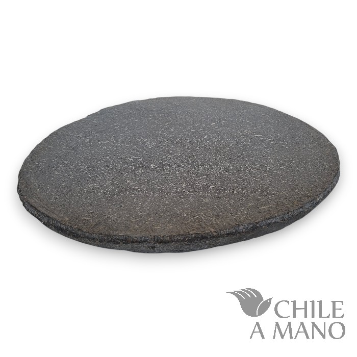 Plato de piedra gris oscuro - Imagen 2