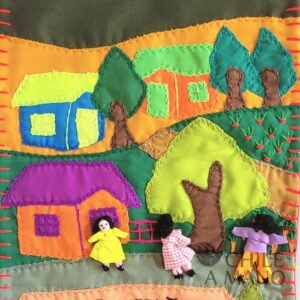 Alternative view of Arpillera Comedor infantil
