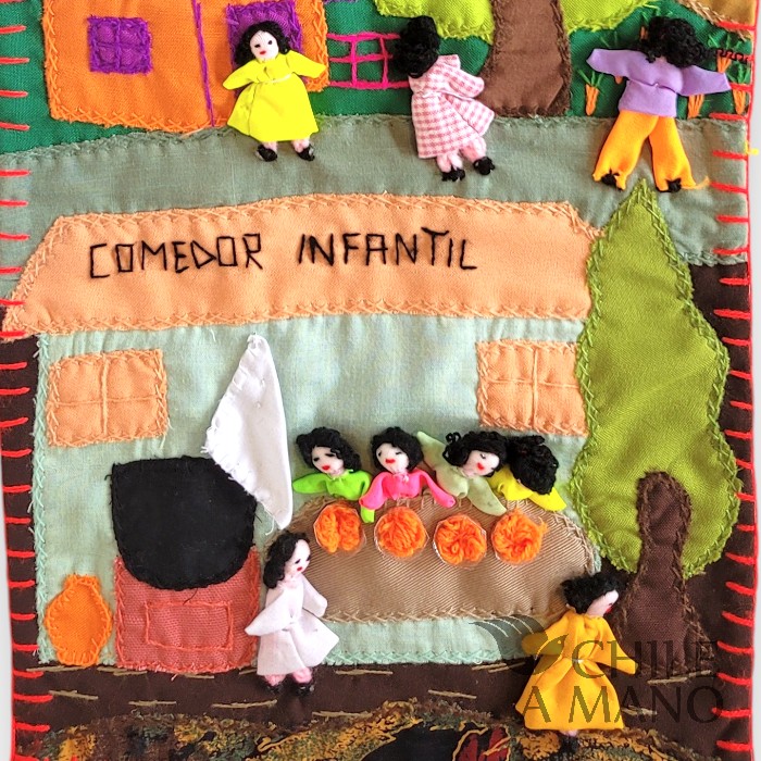 Arpillera Comedor infantil - Imagen 3