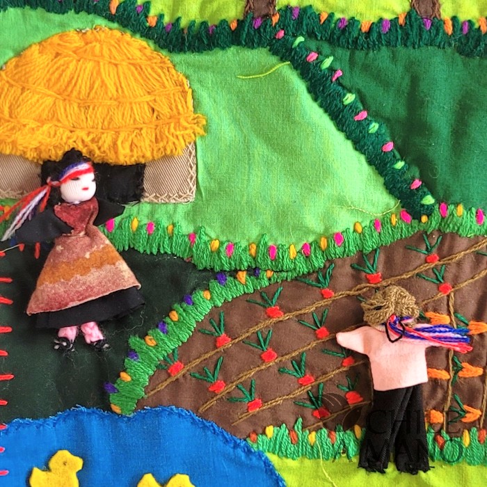 Arpillera Wallmapu - Imagen 2