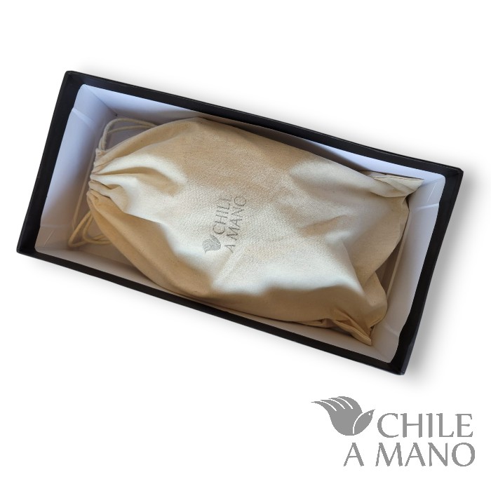 Máscara de cobre con piedras chilenas - Imagen 9