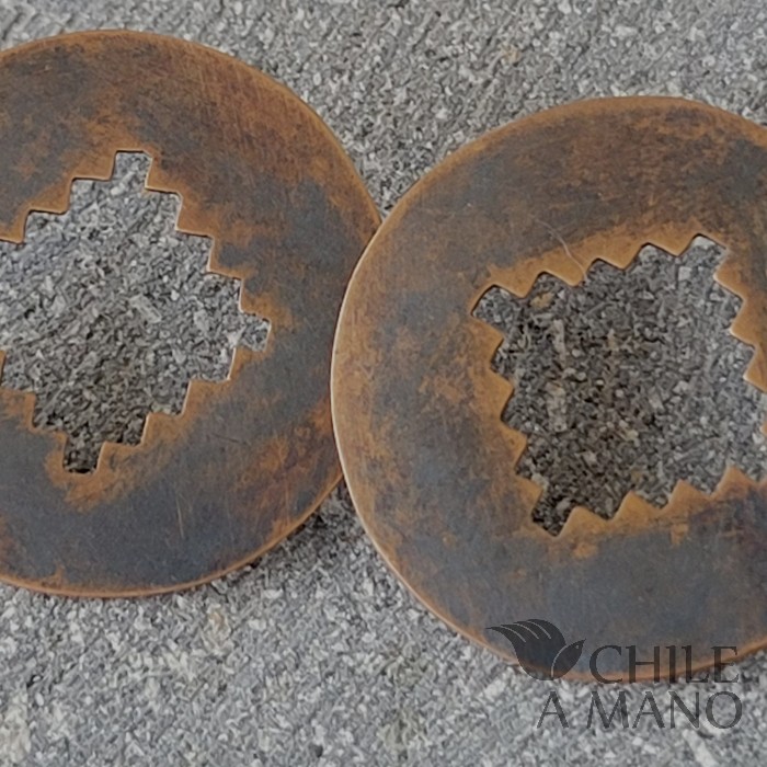 Aros de cobre calados - Imagen 3