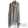 Chal en lana de alpaca colores naturales