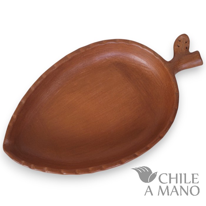 Fuente hoja de greda
