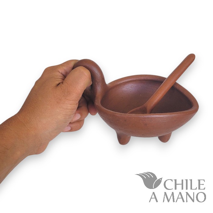 Salsero de greda con cuchara - Imagen 2