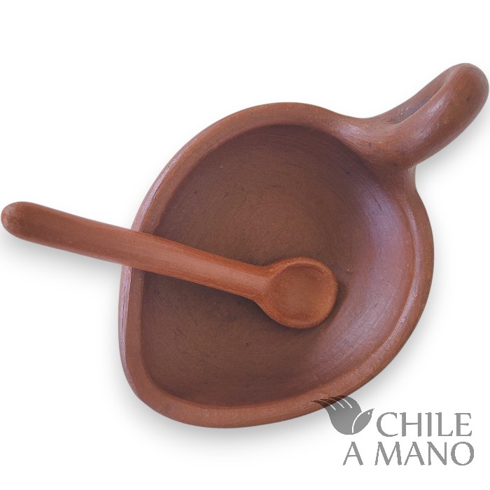 Salsero de greda con cuchara - Imagen 3