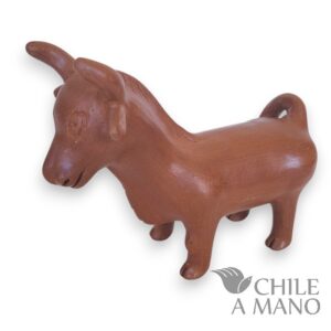 Alternative view of Torito de greda