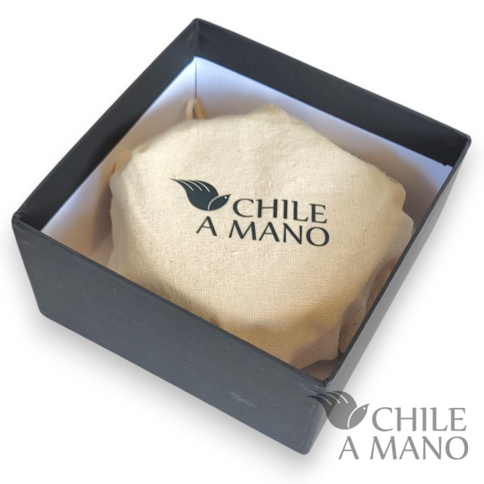 Posavasos de madera nativa y cobre - Imagen 6